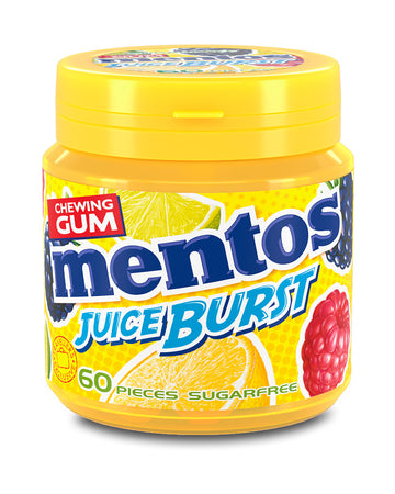 Mentos Juice Burst Yellow Gum 120g
