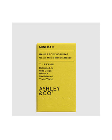 Ashley & Co Minibar Hand & Body Cleansing Bar Blossom & Gilt 90g