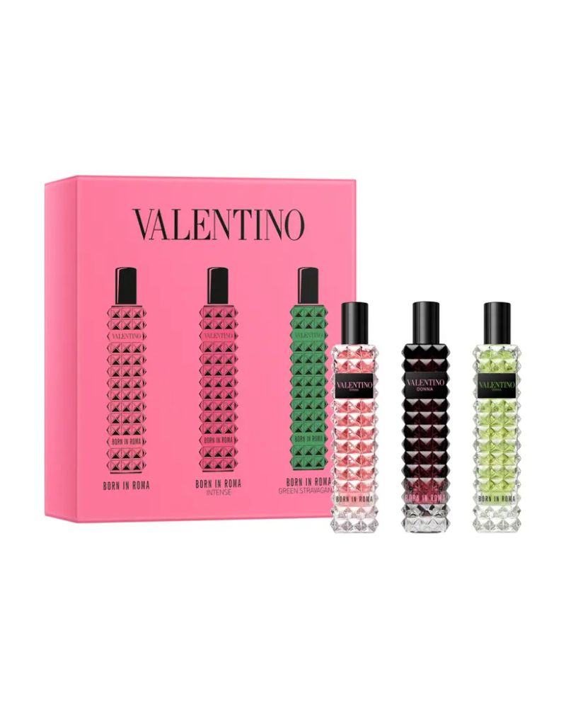 VALENTINO DONNA 15ml 3本セット Valentino Donna Born In Roma 3 Pc Set EDP Spray 100ml, 15ml, Body