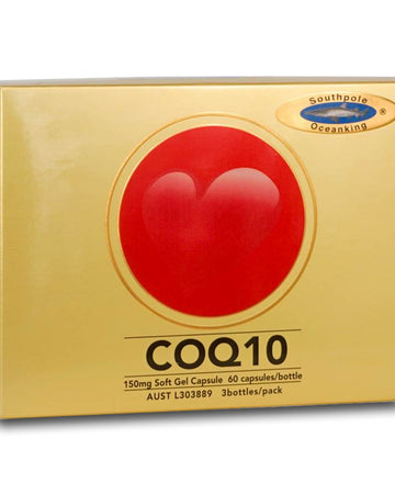 Ocean King COQ10 150mg 60 Soft Gel Capsules - 3 Pack