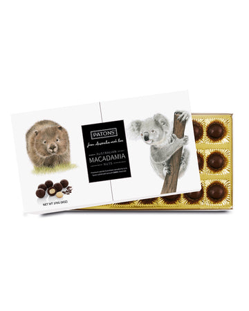 Patons Koala Gift Box Dark Chocolate Macadamia 170g
