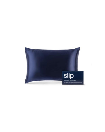 Slip Pure Silk Queen Pillowcase - Navy