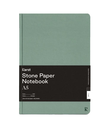 Hard Cover Notebook Ruled A5 Stone