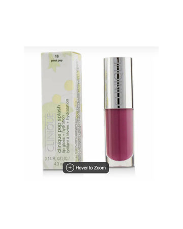 Clinique - Pop Splash Lip Gloss + Hydration - # 18 Pinot Pop(4.3ml/0.14oz)