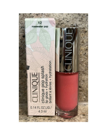 Clinique Pop Splash Lip Gloss + Hydration 4.3 ml 12 Rosewater Pop. Lip Gloss