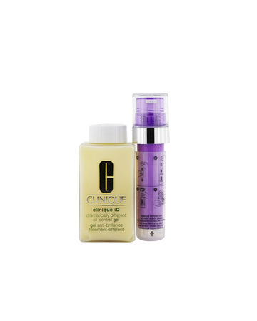 CLINIQUE ID DRAMATICALLY DIFFERENT OIL-CONTROL GEL + ACTIVE CARTRIDGE CONCENTRATE FOR LINES &amp; WRINKLES