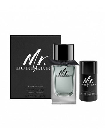 MR BURBERRY SET (EDT 100ML +DEO STICK 75ML)