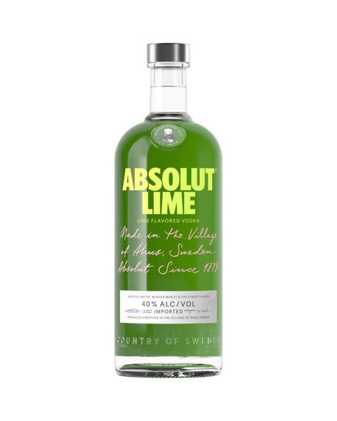 Absolut Lime Flavoured Vodka 1L
