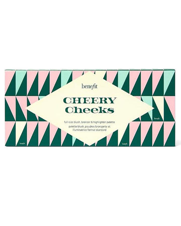 Benefit Cosmetics Cheery Cheeks Full Size Blush Bronzer &amp; Highlighter Palette