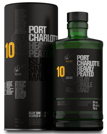 Bruichladdich Port Charlotte 10 Year Old Single Malt Whisky 1L