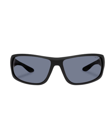 Cancer Council Grose Vale Black Rubber/Smoke Polarised Lenses