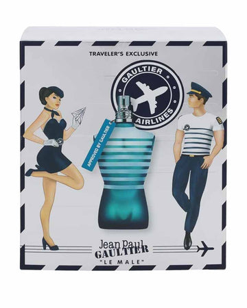 Jean Paul Gaultier Le Male Travellers Exclusive Gift Set 125ml EDT + 20ml EDT