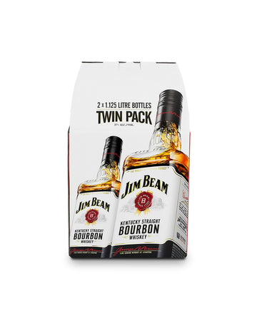 Jim Beam White Label Bourbon 2 X 1.125L