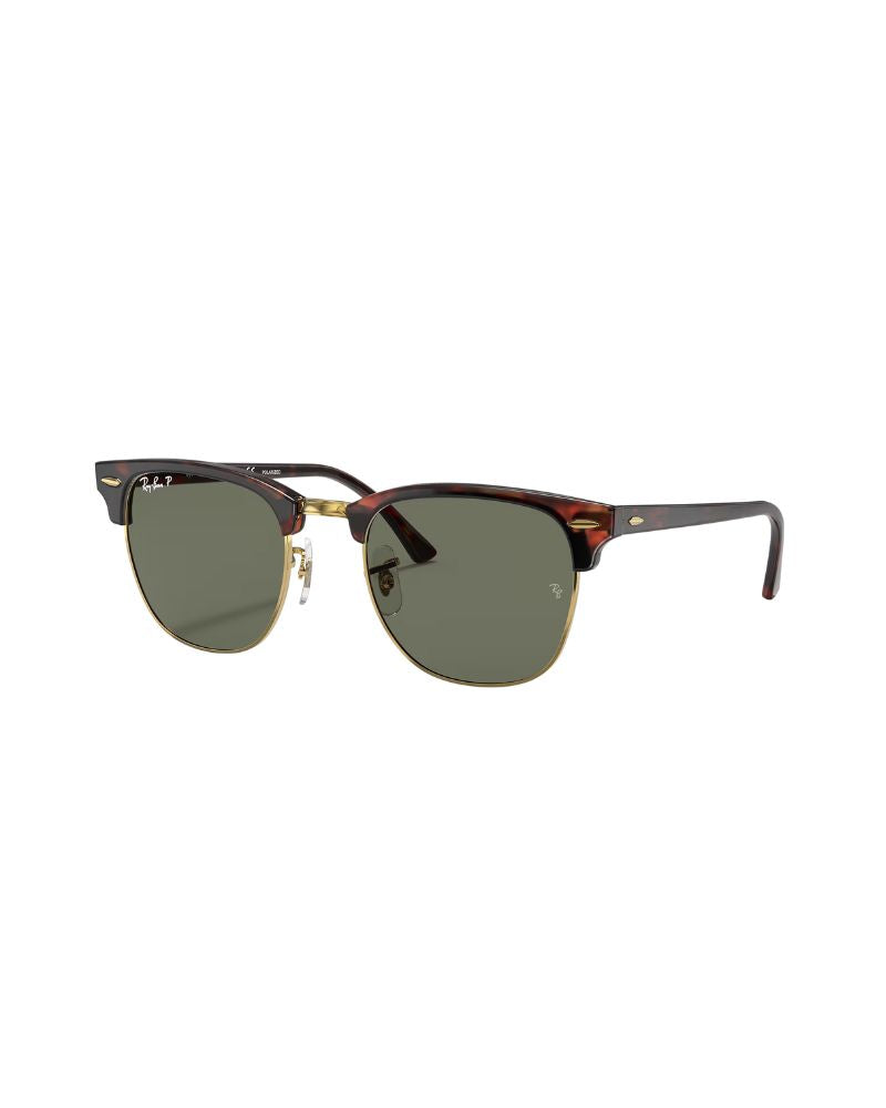 Ray Ban Sunglasses Clubmaster RB3016 W0365 51-21 Ebony Crystal Green