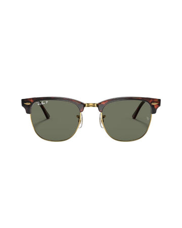 Ray Ban Sunglasses Clubmaster RB3016 W0365 51-21 Ebony Crystal Green