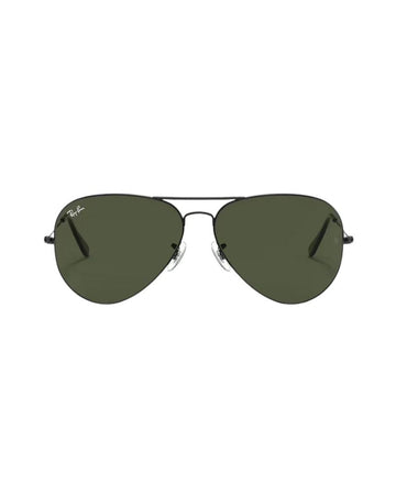 Aviator Large Metal Ii Sunglasses in Black and Green