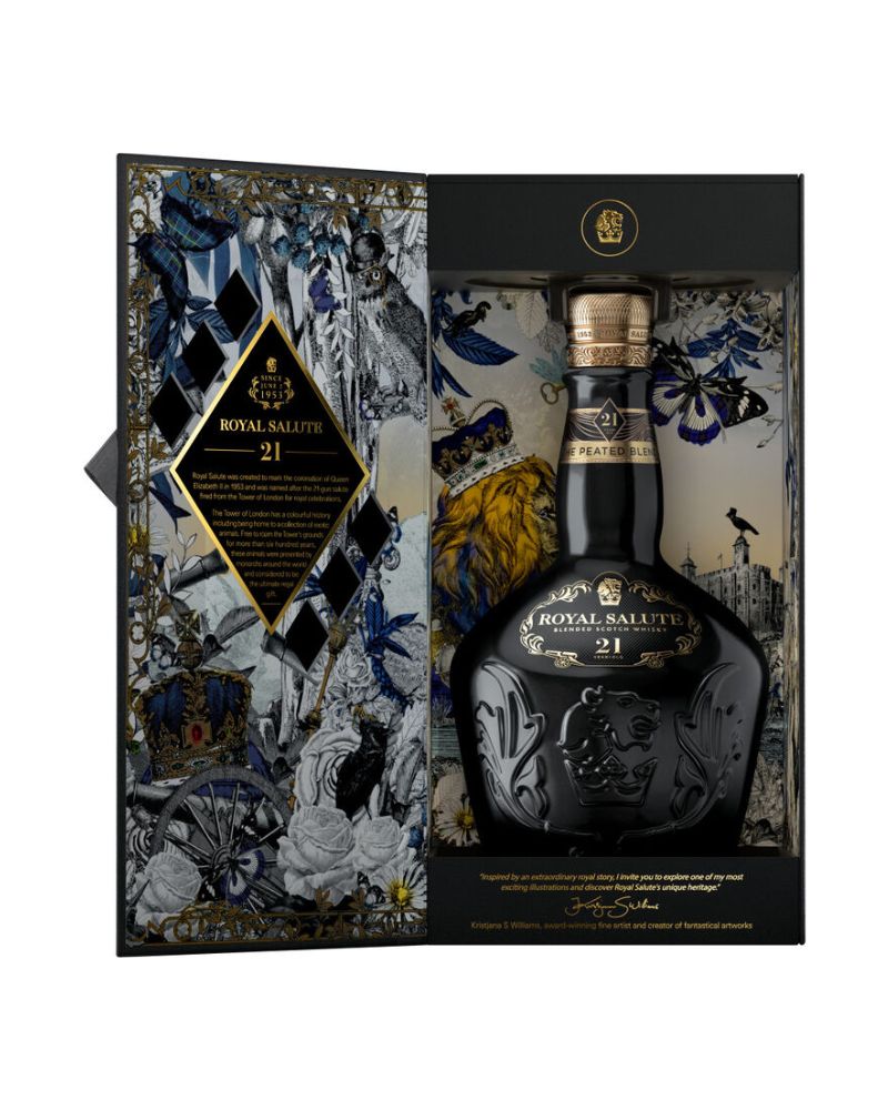  Salute 21年 The Lost Blend 700ml 21 Year Old The Peated Blend - Royal Salute Scotch Whisky