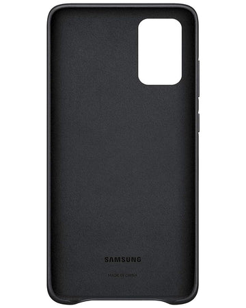 S20+ Leather Cover Blk