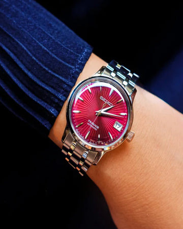 Seiko Presage Cocktail SRP853 SRP853J Red Japan - Chronospride