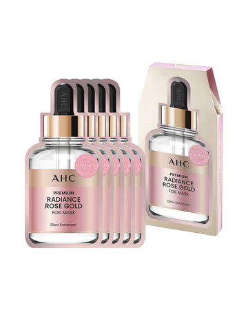 AHC Premium Brightening Rose Gold Foil Mask Pack