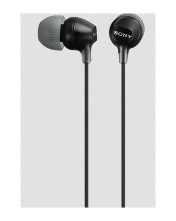 In Ear Mdrex15apd Headphones W Remote Black