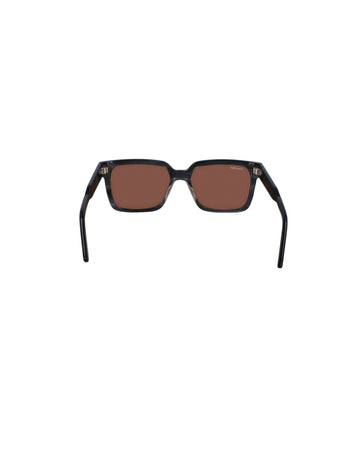 Calvin Klein Men's Ck22535s Rectangular Sunglasses 55 - Striped Gray