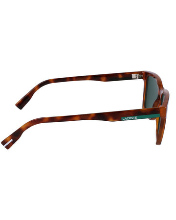 Lacoste L987S Sunglasses Men Tortoise Square 53mm New &amp; Authentic