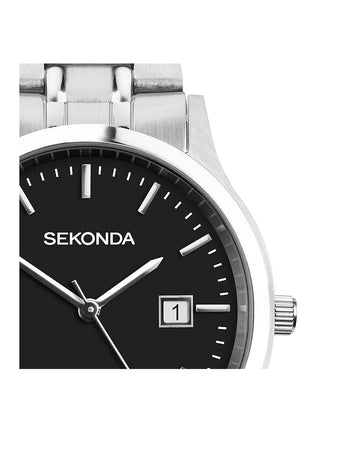 SEKONDA Quartz Black Dial Men's Watch  3730.84