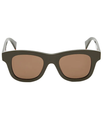 KENZO EYEWEAR AKA SUNGLASSES Shiny Dark Green &amp; Brown