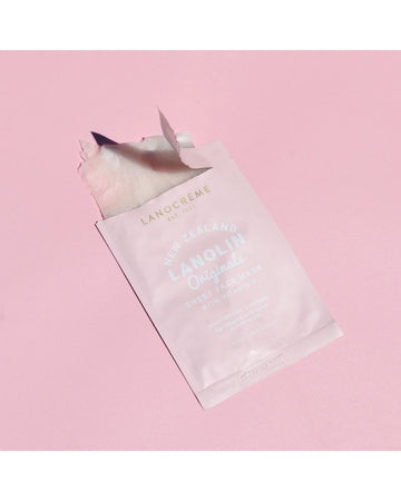 Lanolin Originals Sheet Face Mask Vitamin E 5x20g