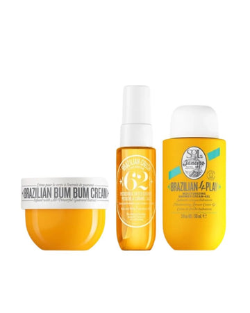 Summer Jet Set Compoents: Bumbum Cream 50ml Shower Gel 90ml Mist 30ml