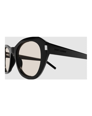 SAINT LAURENT SUNGLASSES SL 604-001 - BLACK - YELLOW