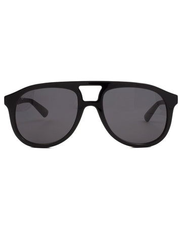 GUCCi Grey Pilot Men's Sunglasses