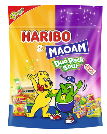 Haridbo Duo Pack Sour 653g