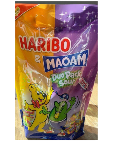 Haribo &amp; Moam Duo Pack Sour 653g