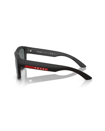 Prada Linea Rossa 0Ps 01Zs Dg002G 56 Black Rubber Dark Grey Polar