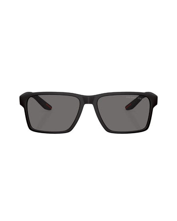 Prada Linea Rossa Sunglasses PS 5 YS DG002G Black Rubber Dark Grey Polar