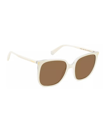 Glasses Sunglasses Polaroid PLD 6218/S VK6 (Sp) White/Bronze Polarized CAL.56