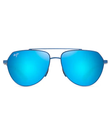 MAUI JIM WAIWAI BLUE HAWAII MATTE TRANS BLUE SUNGLASSES