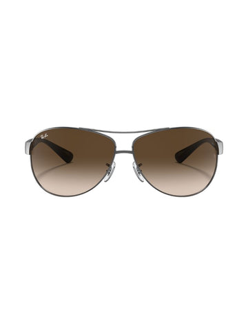 Ray-ban 0rb3386 004/13 63 Gunmetal Brown Gradient Dark Brown