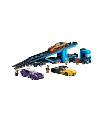 Car Transporter Truck With Sports Cars