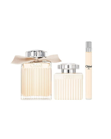 Chloé Eau de Parfum for Women and Body Lotion Trio Gift Set