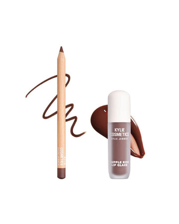 Kylie Cosmetics Supple Kiss Glossy Lip Kit - Espresso