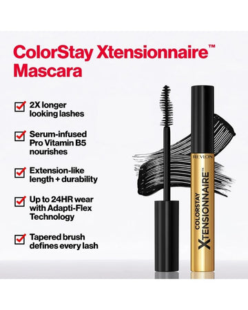 Colorstay Xtensionnaire™ Mascara Card - Black Brown