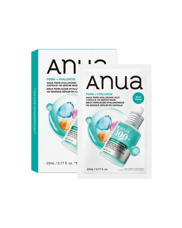 Anua PDRN Hyaluronic Acid Capsule 100 Serum Mask Hydrating 10 Packs