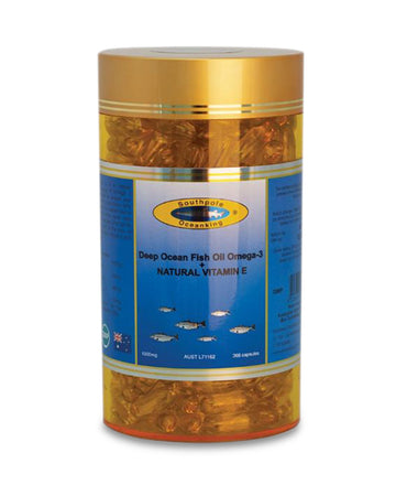 Ocean King Deep Ocean Fish Oil Omega-3 + Natural Vitamin E 1000mg 366 Capsules