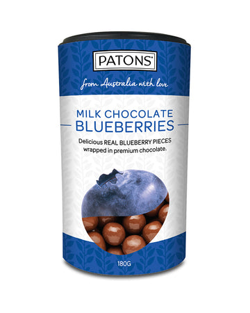 Patons Milk Chocolate Blueberries Cannister 180g