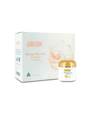 Topo Sheep Placenta Creme + Vitamin E 100g - 6 Pack