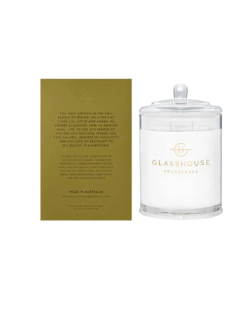 KYOTO IN BLOOM CAMELLIA &amp; LOTUS 380g Triple Scented Soy Candle