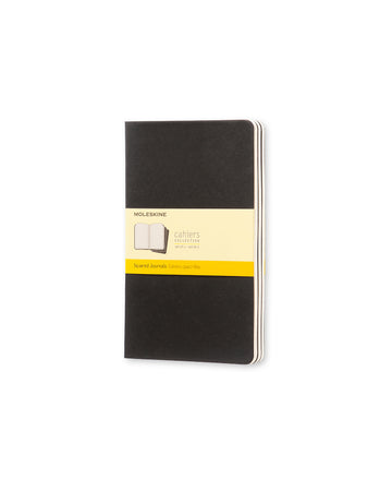Cahier Notebook 3 Set Grid Large Black